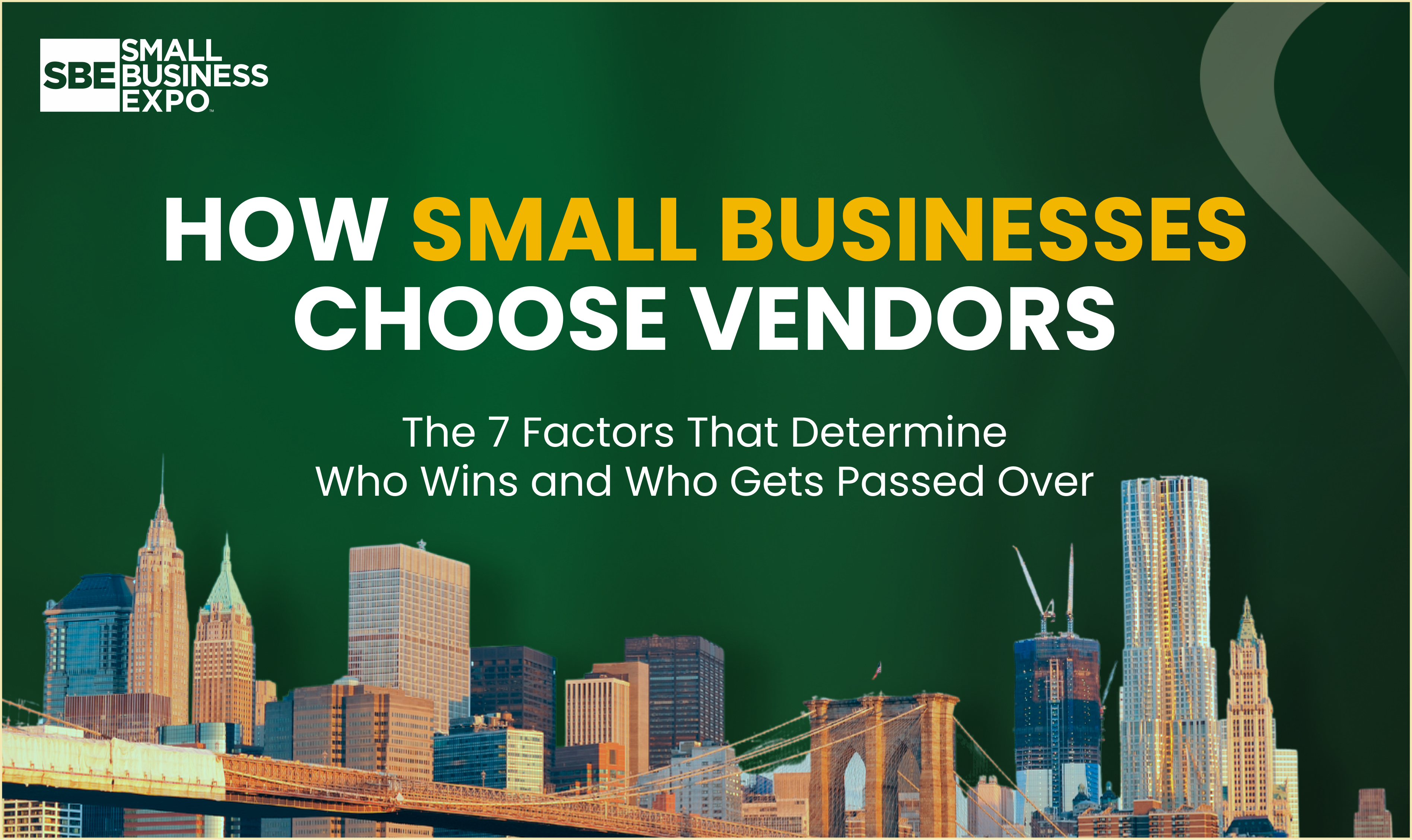 7 things small businesses want in a vendor