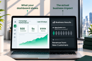 incrementality testing business dashboard