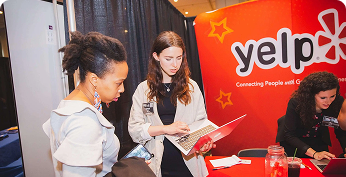 expo Yelp booth