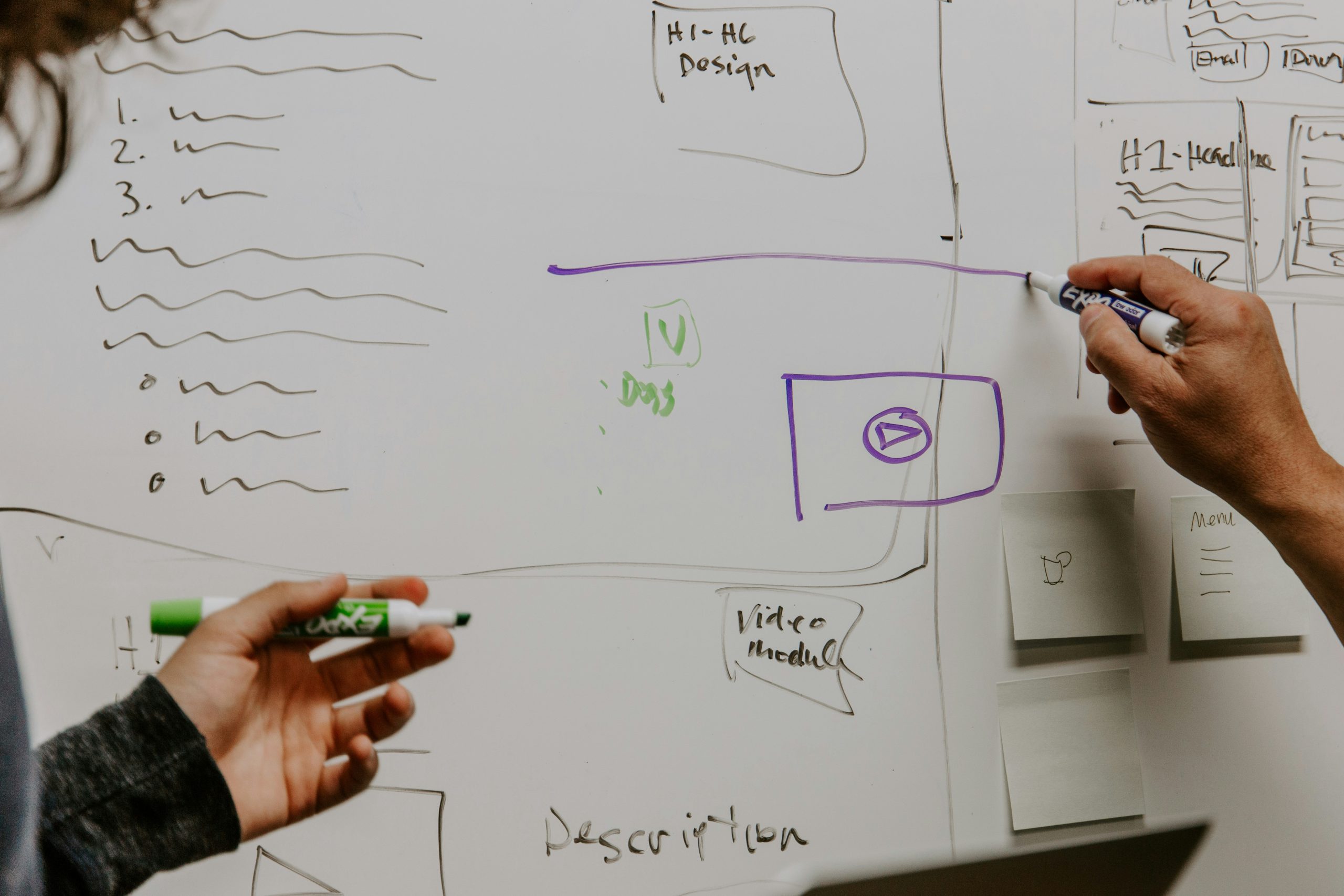 a person writing on a beginner guide small business ads