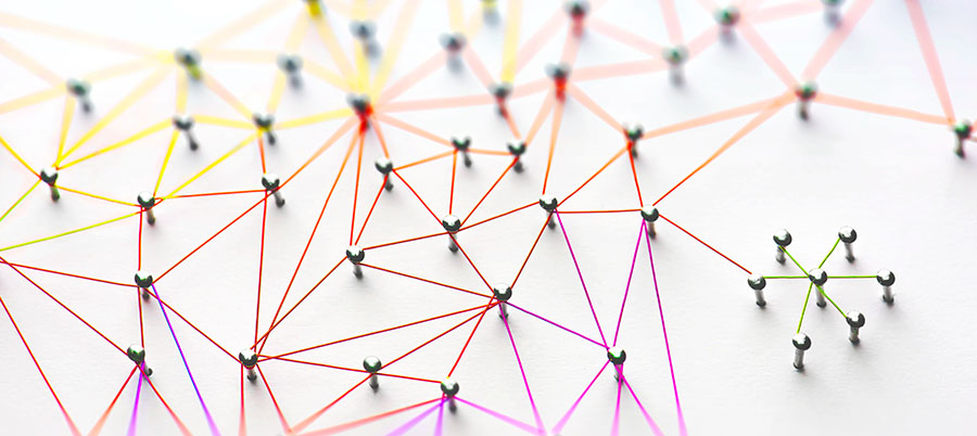 Linking entities that represent small business social media marketing